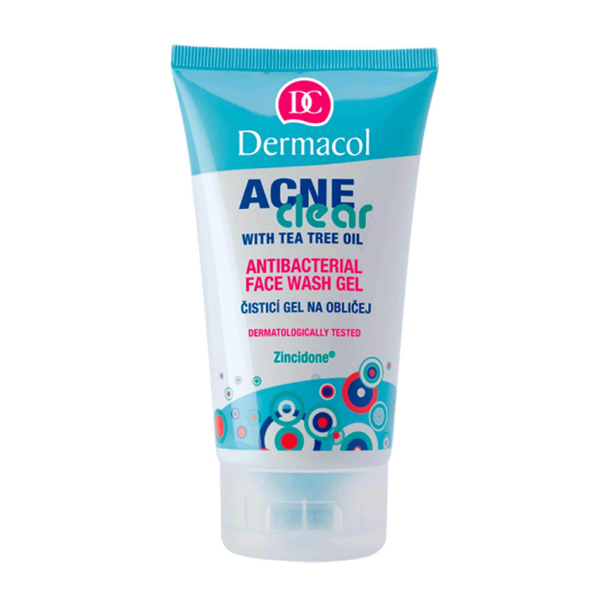 Гель для вмивання Dermacol Acne Clear Antibacterial Face Wash Gel антибактеріальний, для проблемної шкіри, схильної до акне, 150 мл